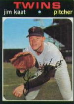 1971 Topps Baseball Cards      245     Jim Kaat